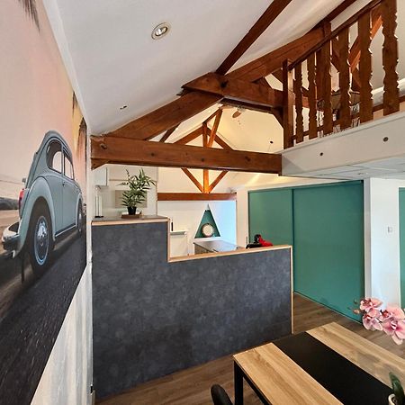 Mini-Loft, Terrasse 24M2, Internet Haut-Debit, Garage Prive Et Place De Parking Audincourt Exterior photo