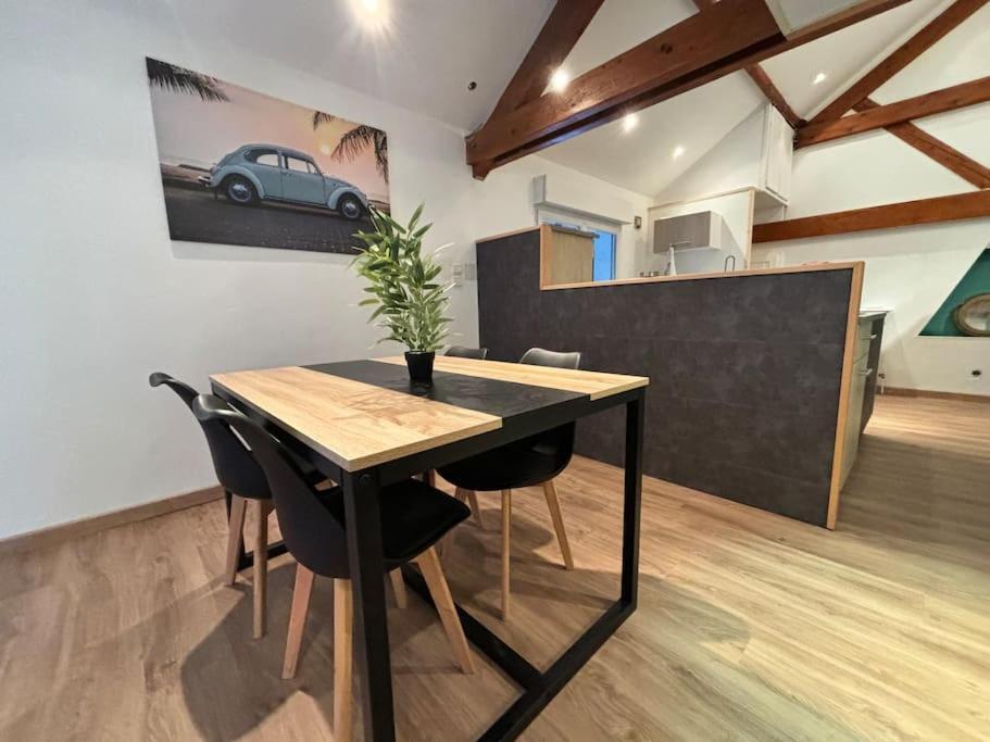 Mini-Loft, Terrasse 24M2, Internet Haut-Debit, Garage Prive Et Place De Parking Audincourt Exterior photo