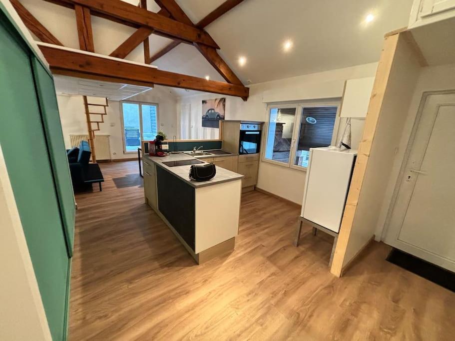 Mini-Loft, Terrasse 24M2, Internet Haut-Debit, Garage Prive Et Place De Parking Audincourt Exterior photo