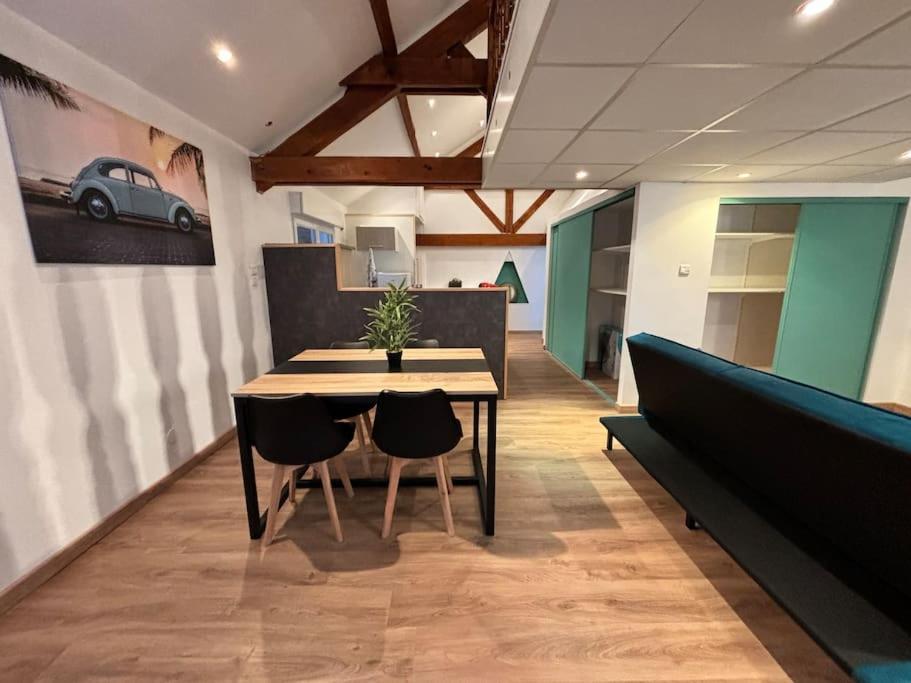 Mini-Loft, Terrasse 24M2, Internet Haut-Debit, Garage Prive Et Place De Parking Audincourt Exterior photo